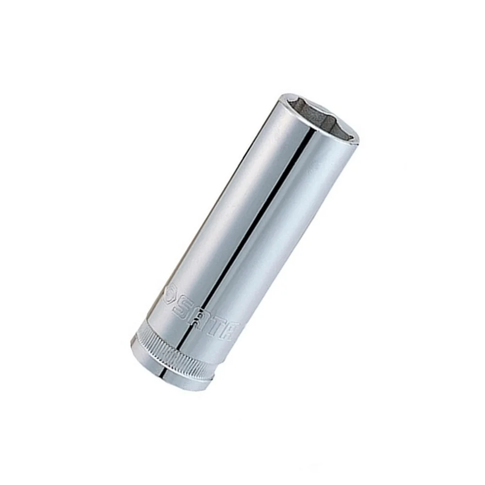 Soquete Sextavado Longo Encaixe 1/2" CRV 1/2X11/16" Sata ST13206SC