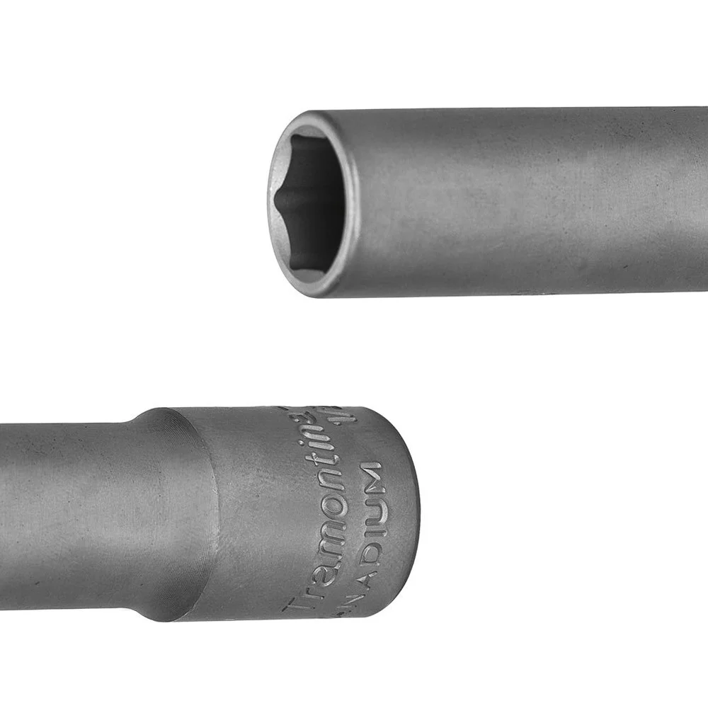 Soquete Sextavado Longo Encaixe 1/2" CRV 1/2X14MM Tramontina Pro 44802/114