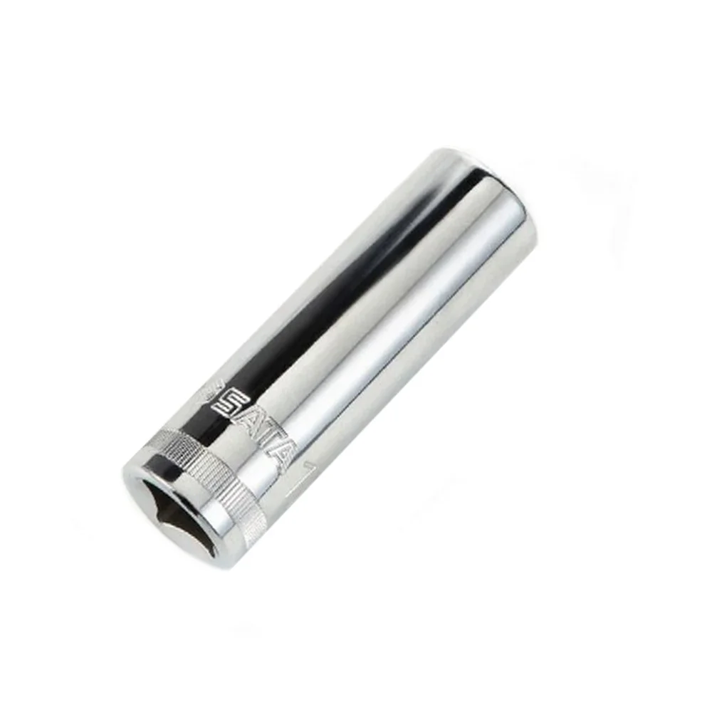 Soquete Sextavado Longo Encaixe 1/2" CRV 1/2X15/16" Sata ST13210SC