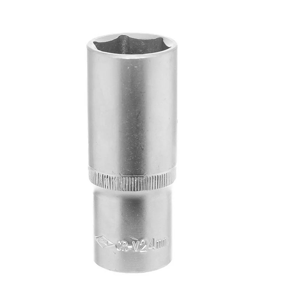 Soquete Sextavado Longo Encaixe 1/2" CRV 1/2X24MM Corneta 3310024