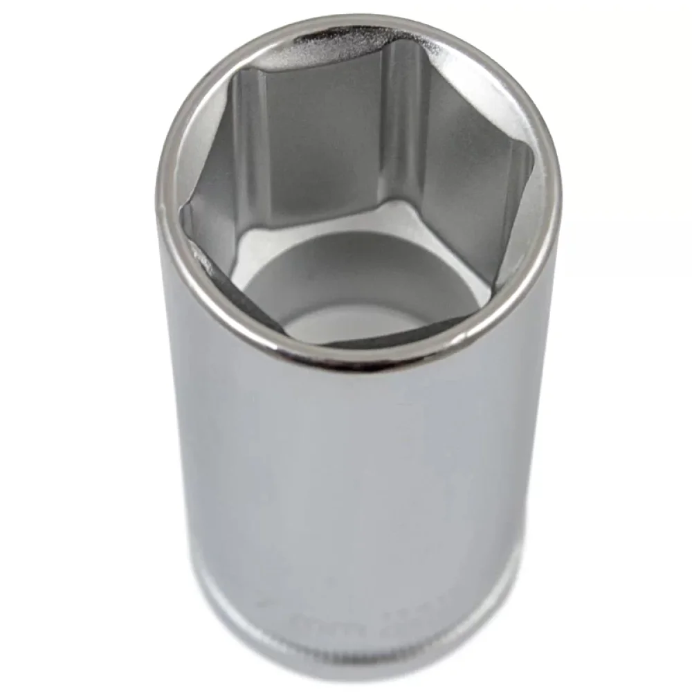 Soquete Sextavado Longo Encaixe 1/2" CRV 1/2X27MM Sata ST13415SC