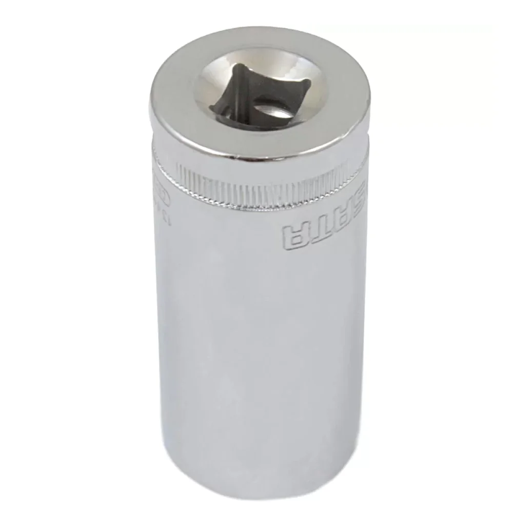 Soquete Sextavado Longo Encaixe 1/2" CRV 1/2X27MM Sata ST13415SC