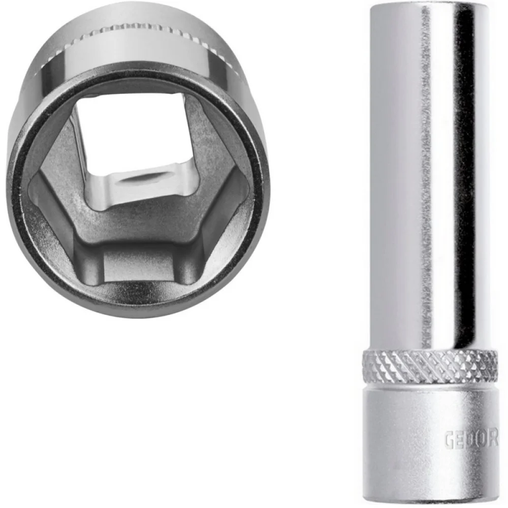 Soquete Sextavado Longo Encaixe 1/2" CRV 1/2X30MM Gedore Red R61003014