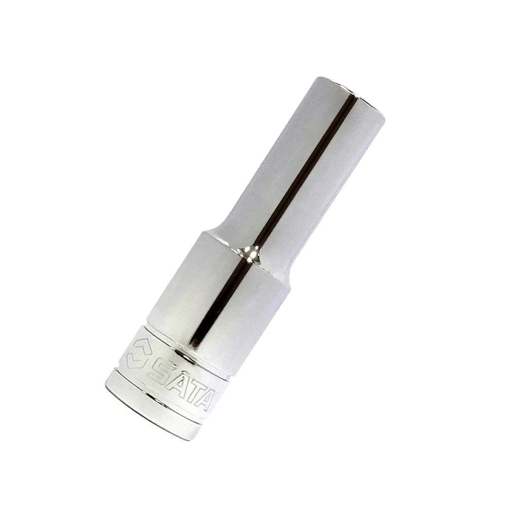Soquete Sextavado Longo Encaixe 1/2" CRV 1/2X3/8" Sata ST13201SC