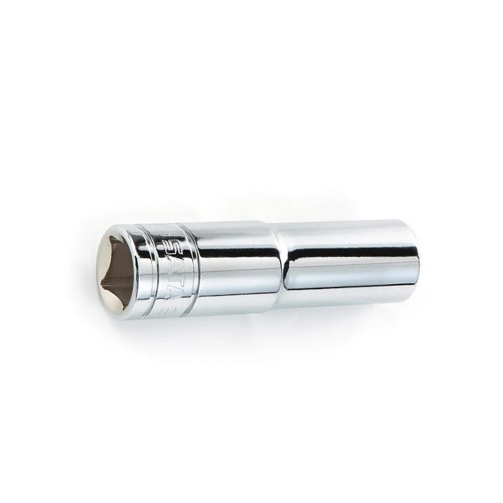 Soquete Sextavado Longo Encaixe 1/2" CRV 1/2X7/8" Sata ST13209SC