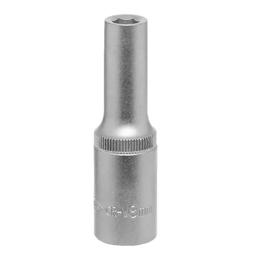 Soquete Sextavado Longo Encaixe 1/2" CRV 1/2X8MM Corneta 3310008