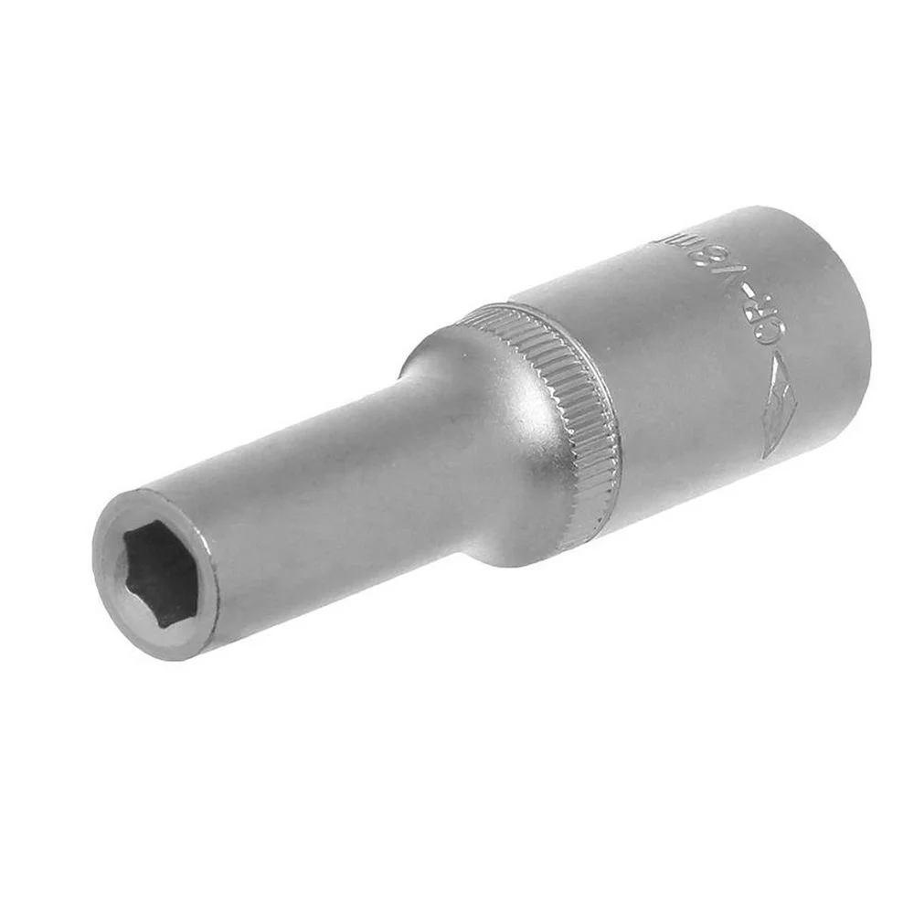 Soquete Sextavado Longo Encaixe 1/2" CRV 1/2X8MM Corneta 3310008