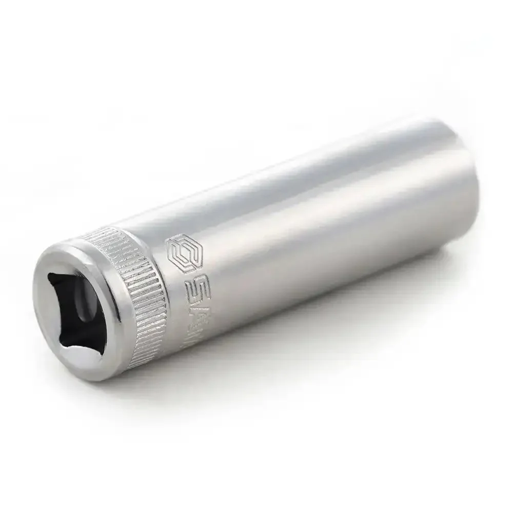 Soquete Sextavado Longo Encaixe 3/8" CRV 3/8X8MM Sata ST12401SC