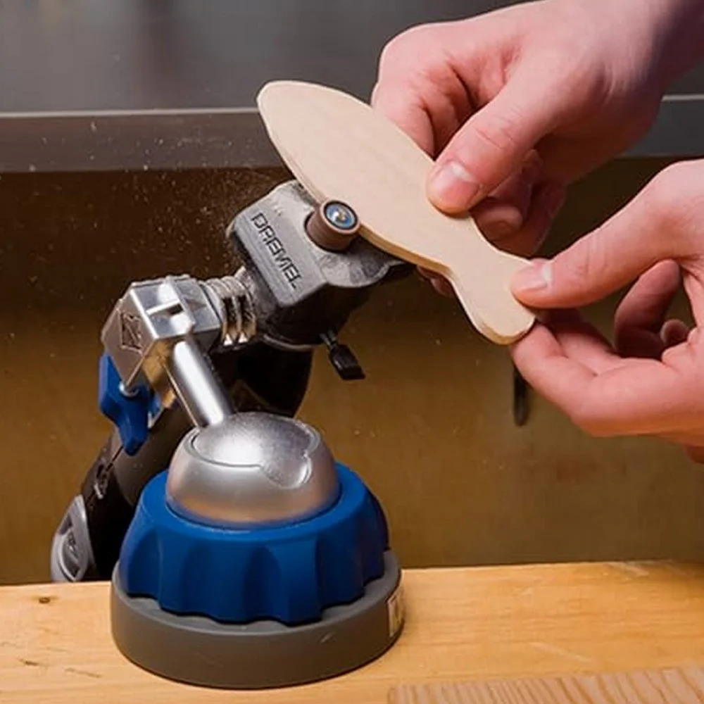Suporte com Tubo de Lixa Grao 60 Para Micro Retifica 1/4" Dremel 430