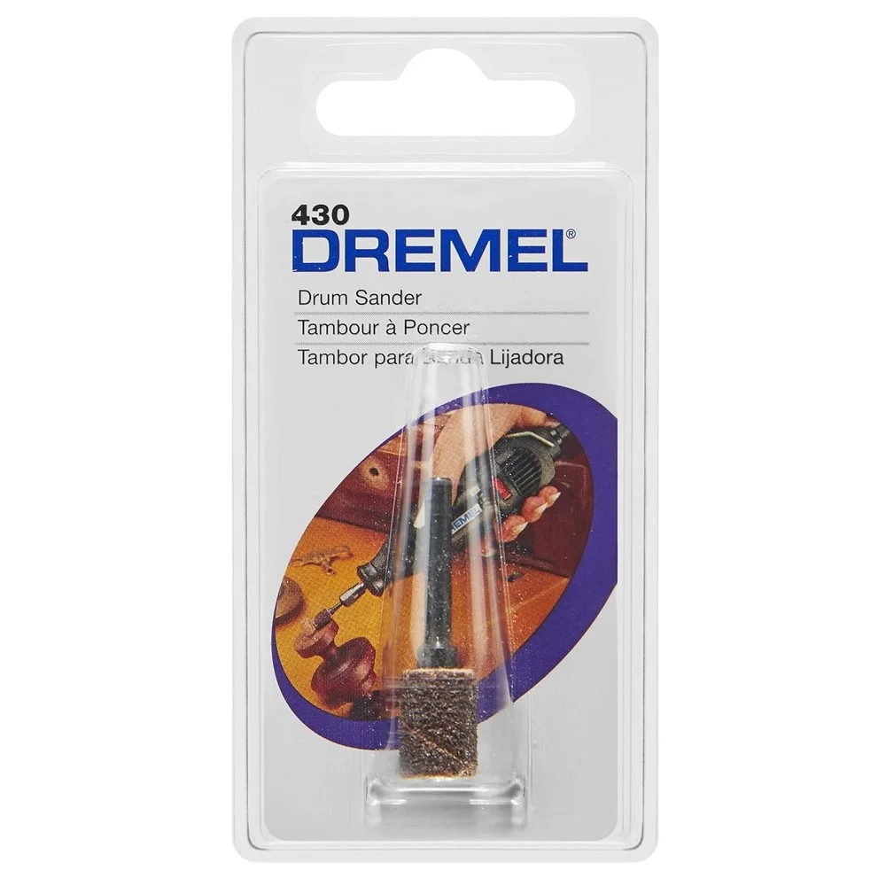 Suporte com Tubo de Lixa Grao 60 Para Micro Retifica 1/4" Dremel 430