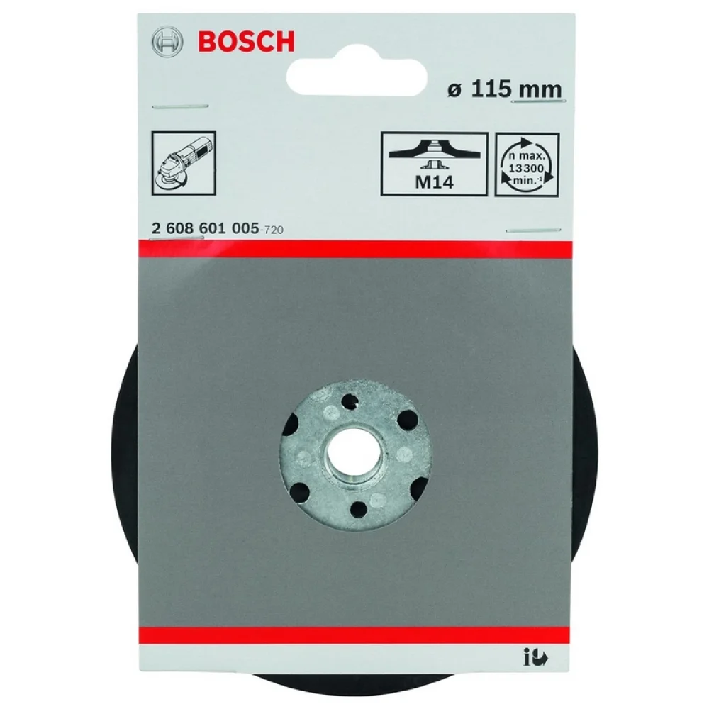 Suporte de Disco Lixa com Porca 4.1/2" Bosch 2608601005