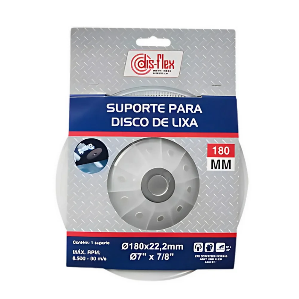 Suporte de Disco Lixa Flexivel 7" Disflex 22006