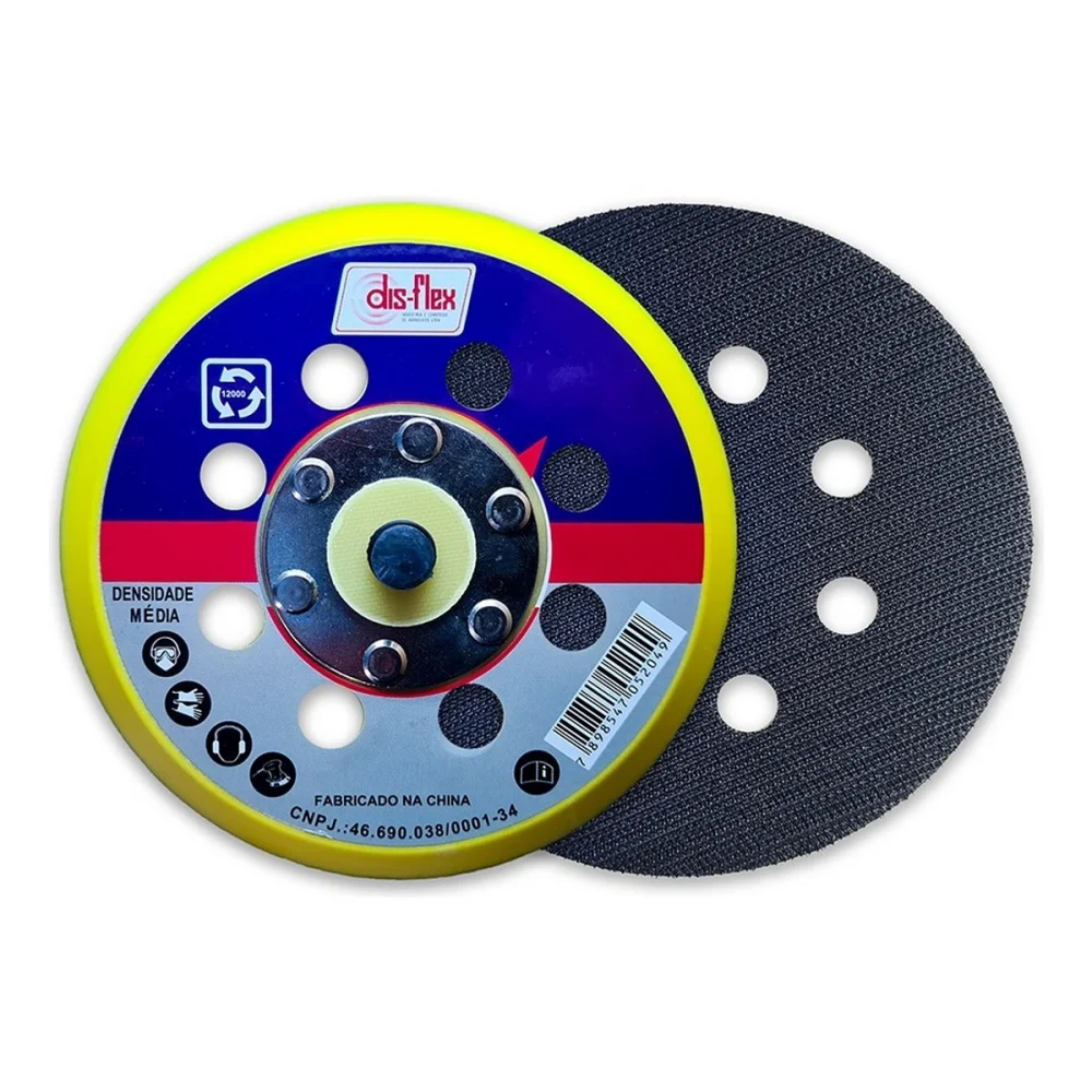 Suporte de Disco Lixa Velcro com Aspiracao 5" Disflex 30002