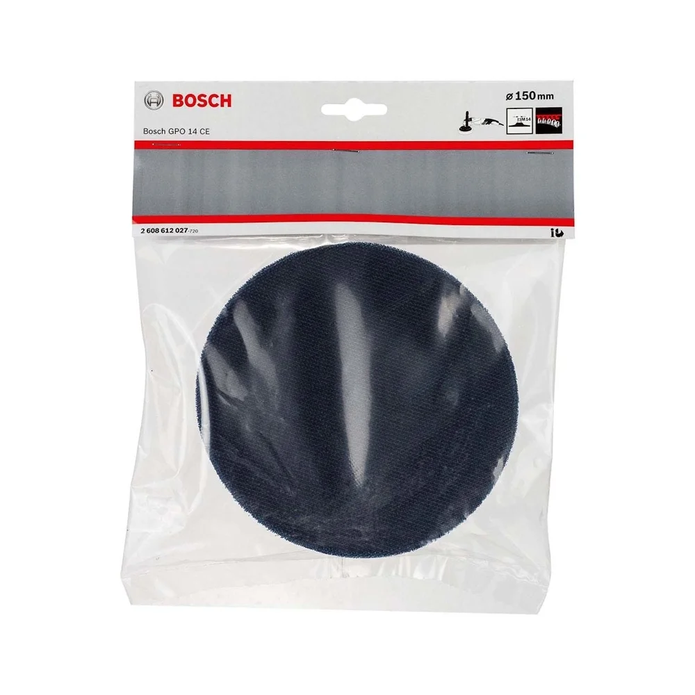 Suporte para Disco de Espuma e De La Com Velcro 6" Bosch 2608612027