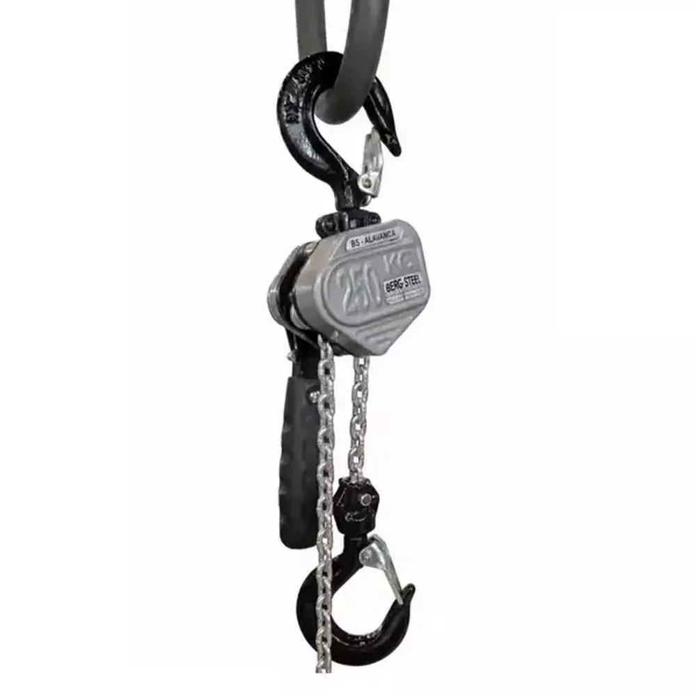 Talha de Alavanca de Corrente Em Aluminio 250KGX1,5M Berg Steel BSAL