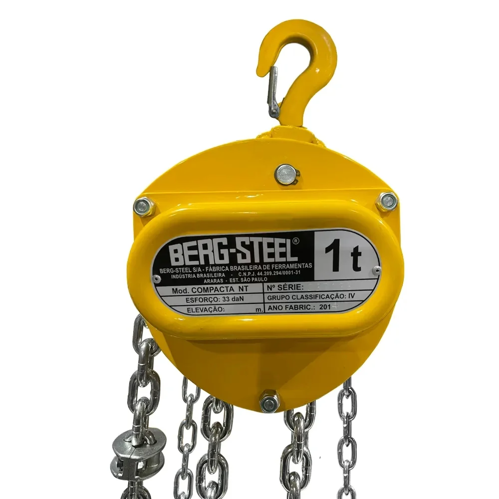 Talha Manual Compacta de Corrente 1TX5M Berg Steel 1205NT