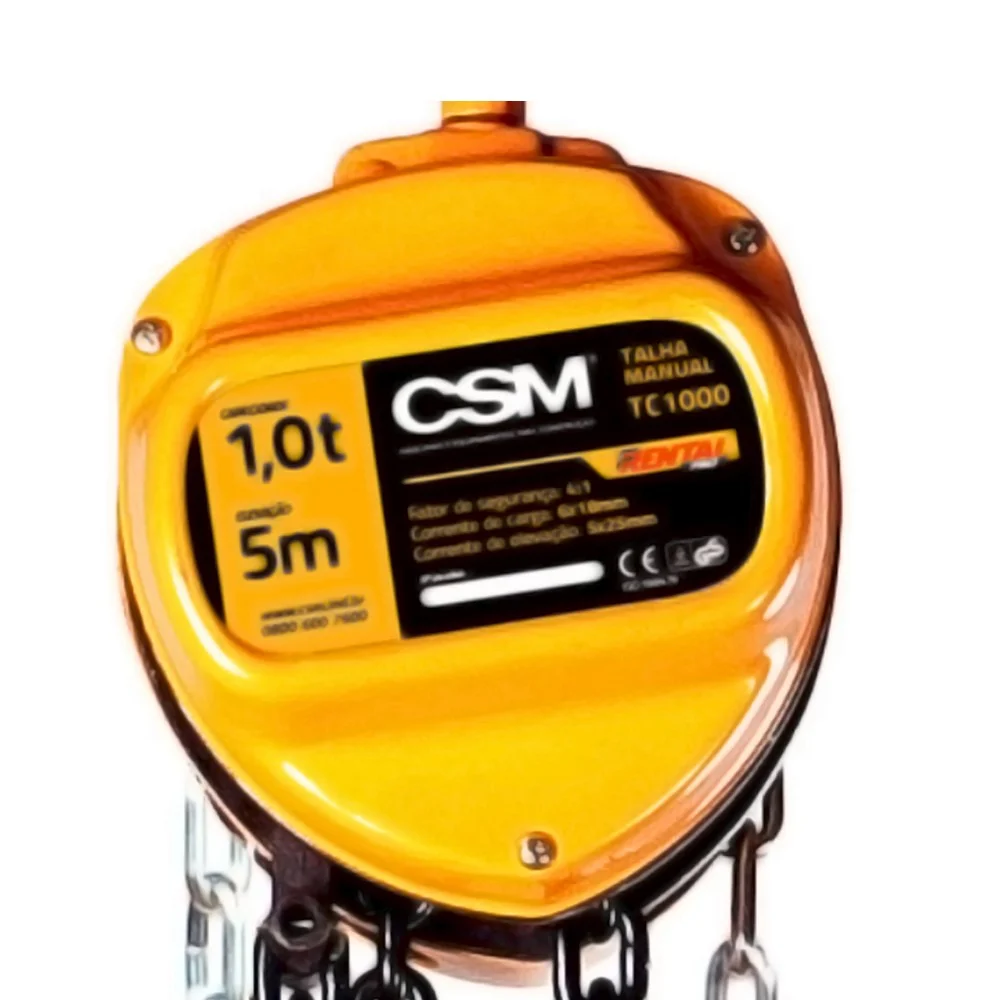 Talha Manual Compacta DE Corrente 1TX5M Csm TC 1000