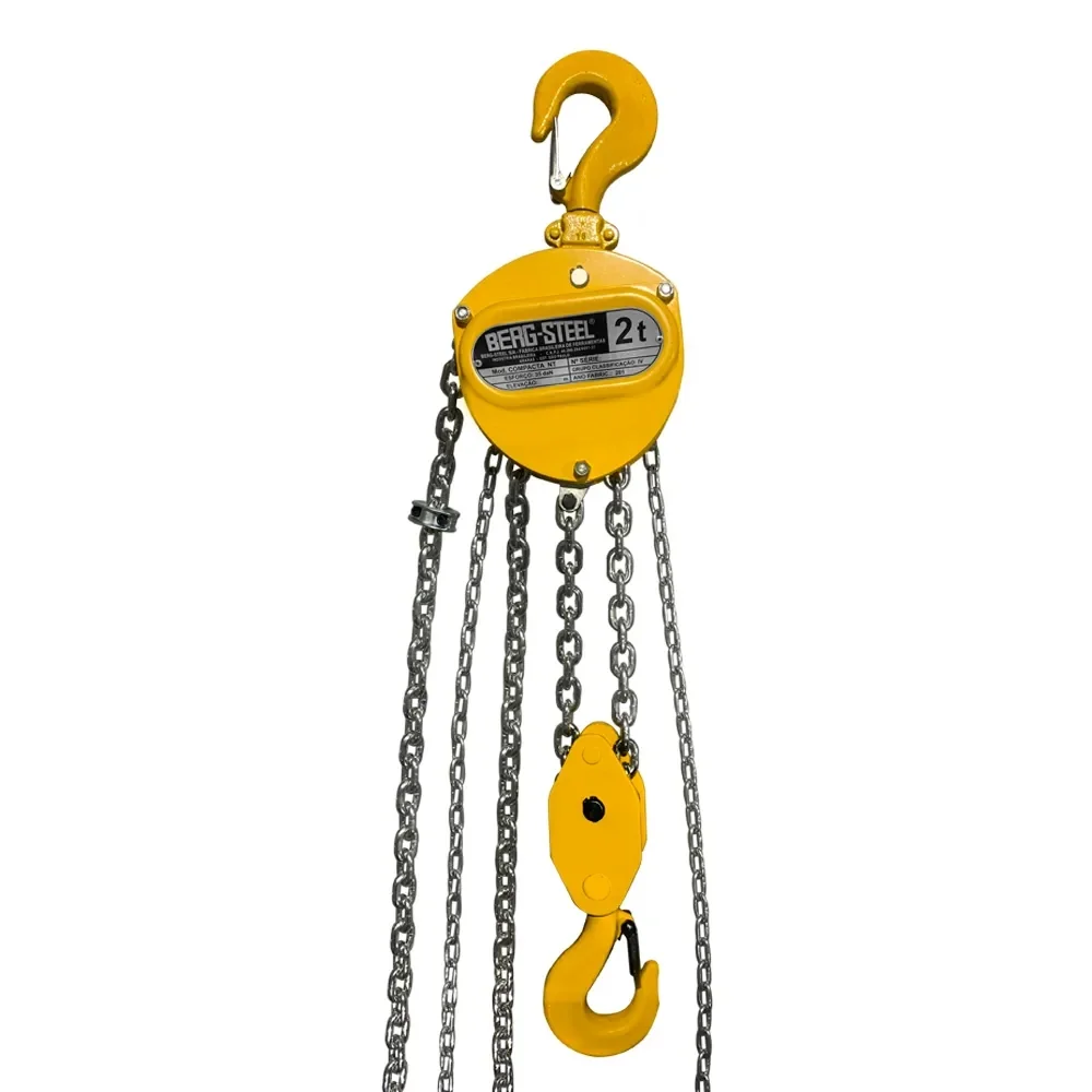 Talha Manual Compacta de Corrente 2TX5M Berg Steel 2205NT
