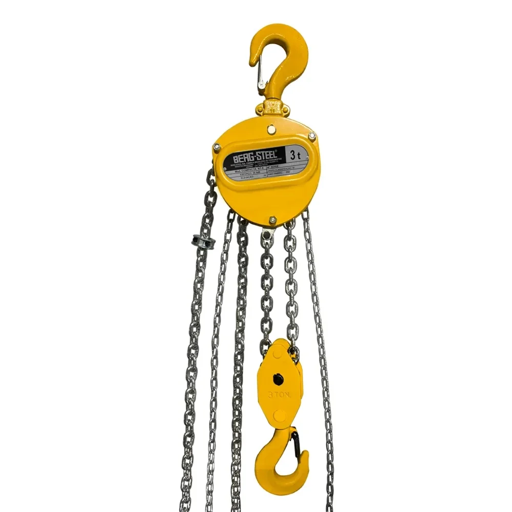 Talha Manual Compacta de Corrente 3TX3M Berg Steel 3523NT8
