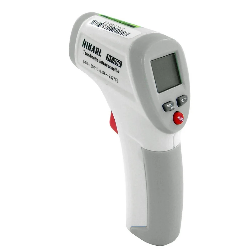 Termometro Digital Laser Infravermelho -50A600 CELSIUS Hikari HT-400