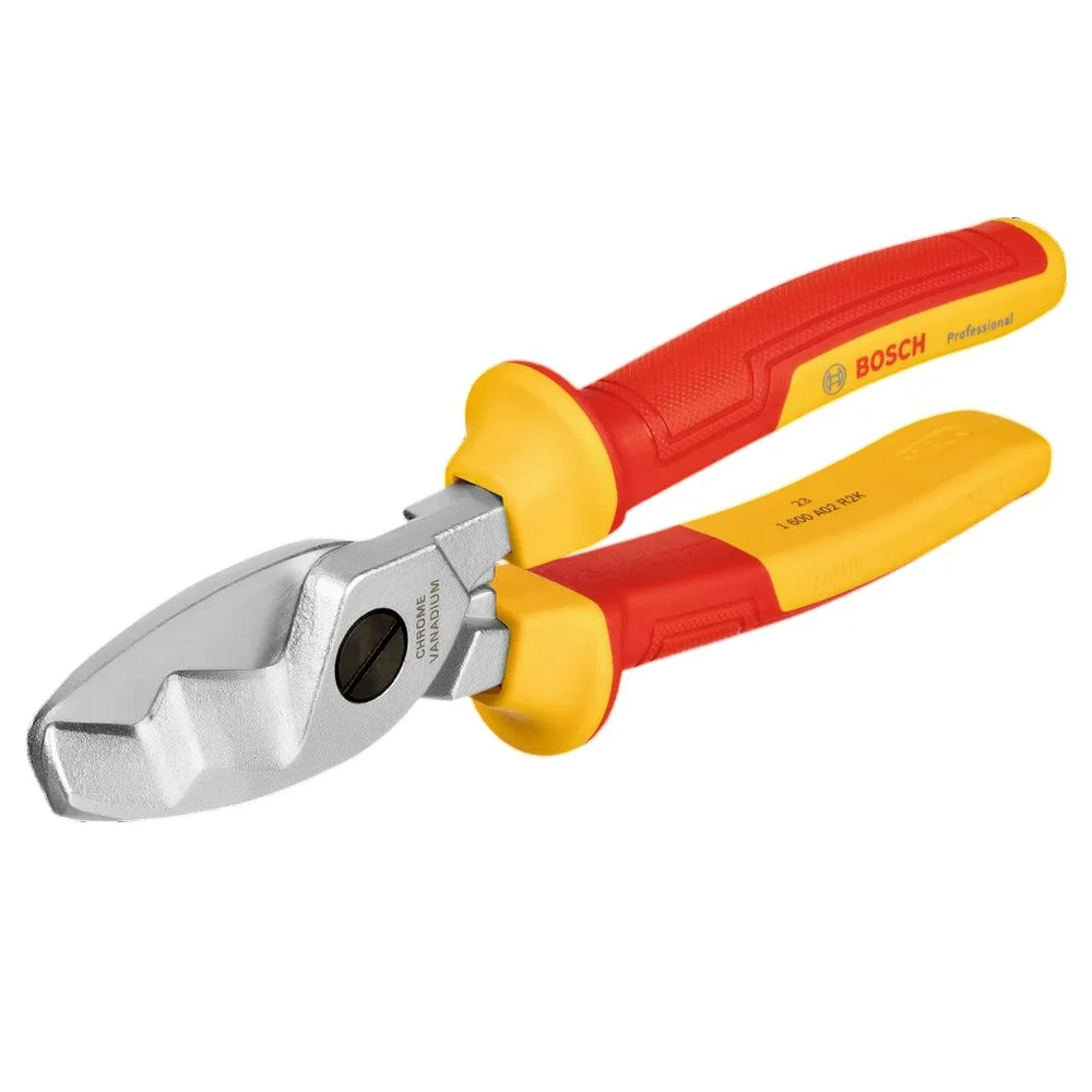 Tesoura Corta Cabos Isolado 1000V VDE EN/IEC60900 8" Bosch 1600A02NF4