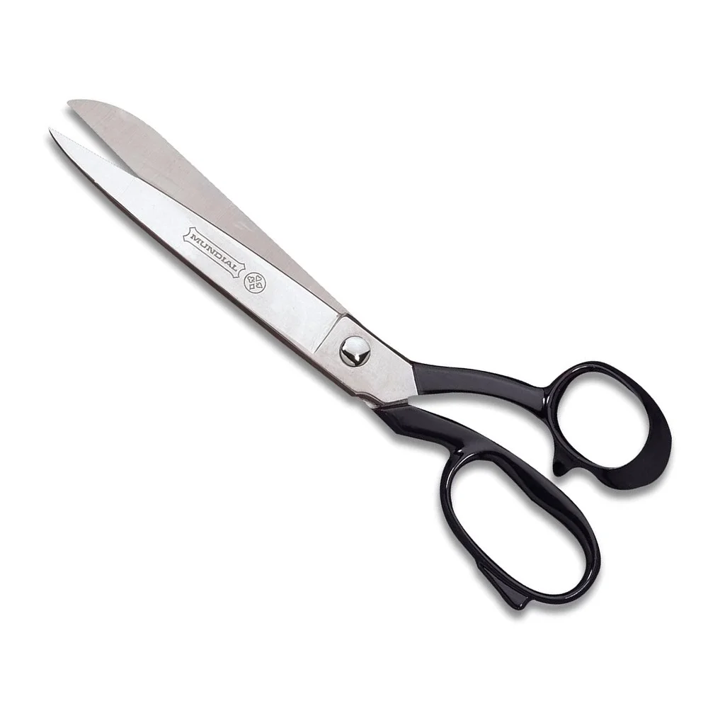 Tesoura de Alfaiate Industrial Forjada Cabo Preto 12" Mundial 490-12NP