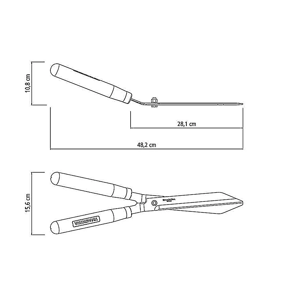 Tesoura de Cortar Grama/Cerca Viva 12" Tramontina 78330/125