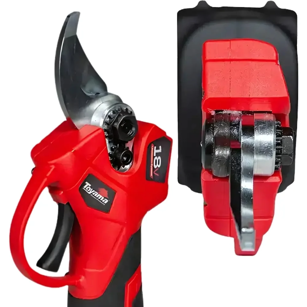 Tesoura de Poda a Bateria 18V Brushless com Carregador e 1 Bateria 2AH Toyama TBT18SC25C-K