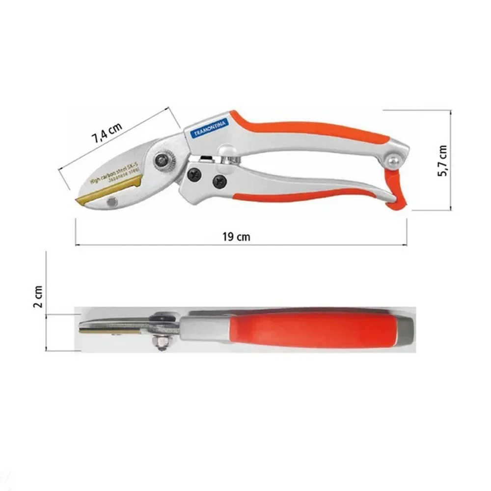 Tesoura de Poda com Cabo Emborrachado 22MM Tramontina 78316502