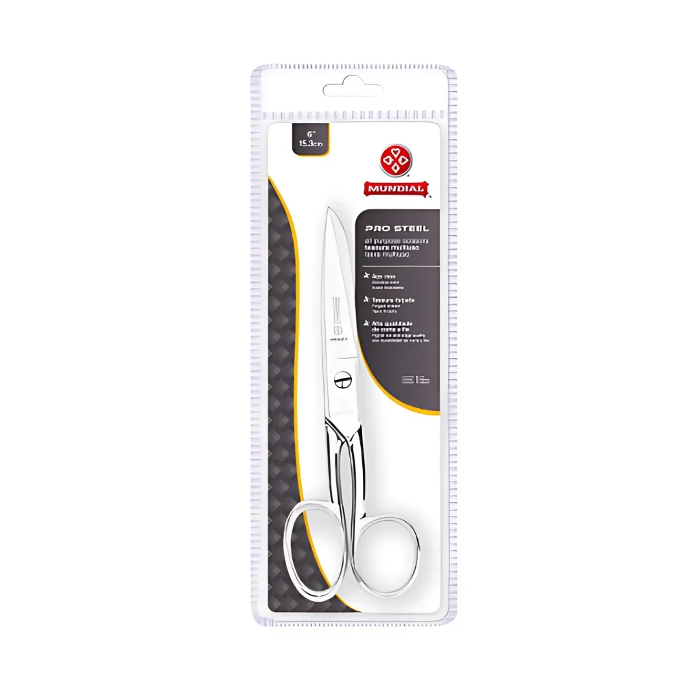 Tesoura Multiuso Pro Steel 6" Mundial CR3445-6