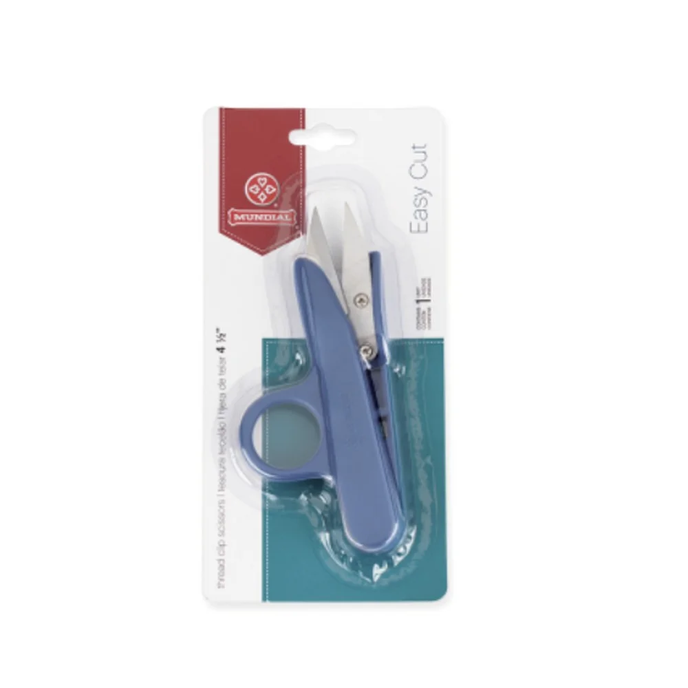 Tesoura Tecelao Azul Easy CUT 4.1/2" Mundial 161N