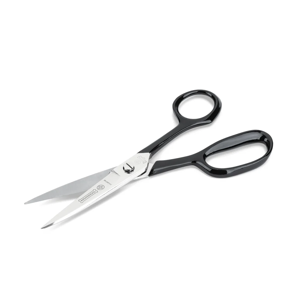 Tesoura Utilitaria Industrial Forjada Cabo Preto 8" Mundial 314-8