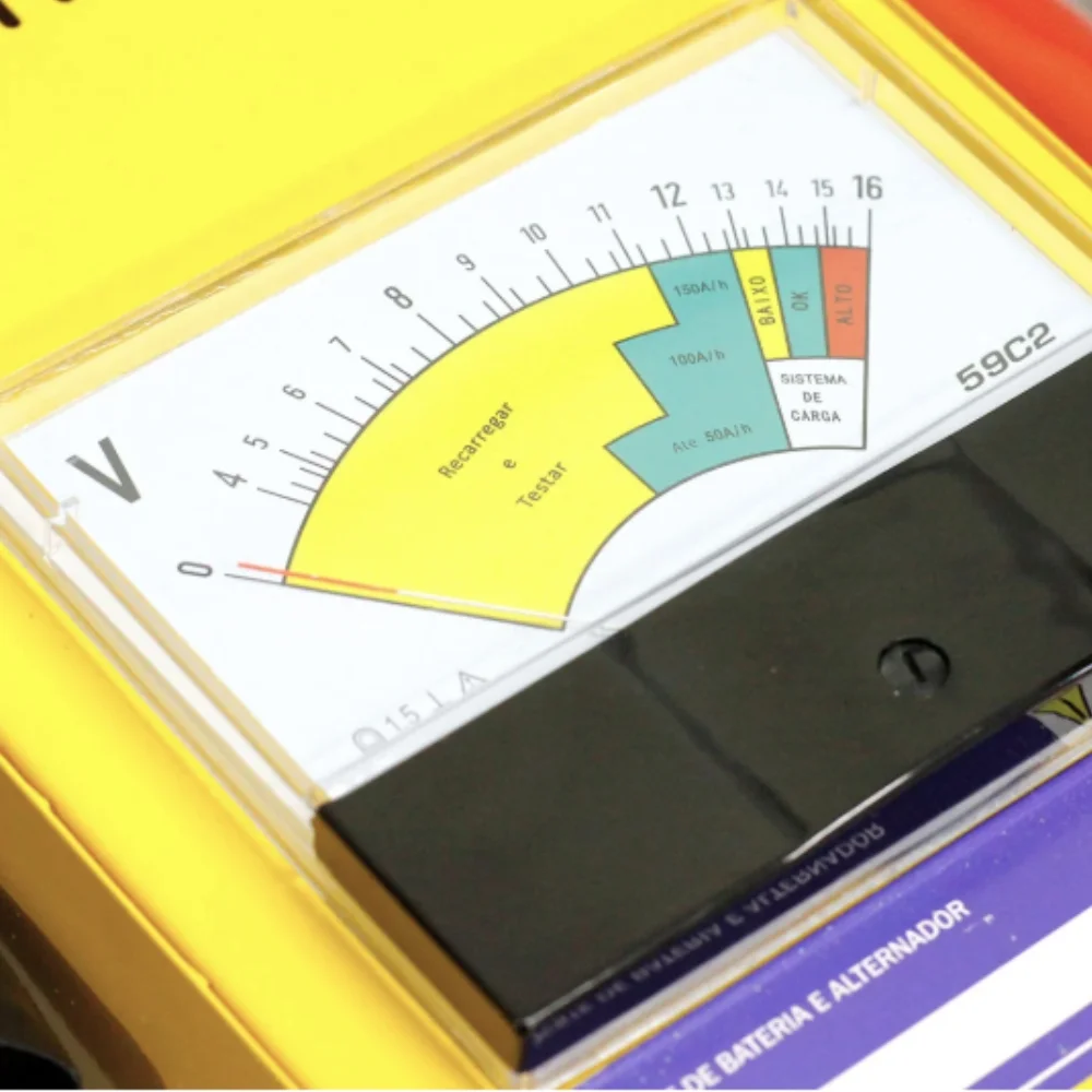Teste de Bateria Analogico 36 A 150AH Kitec TBK200