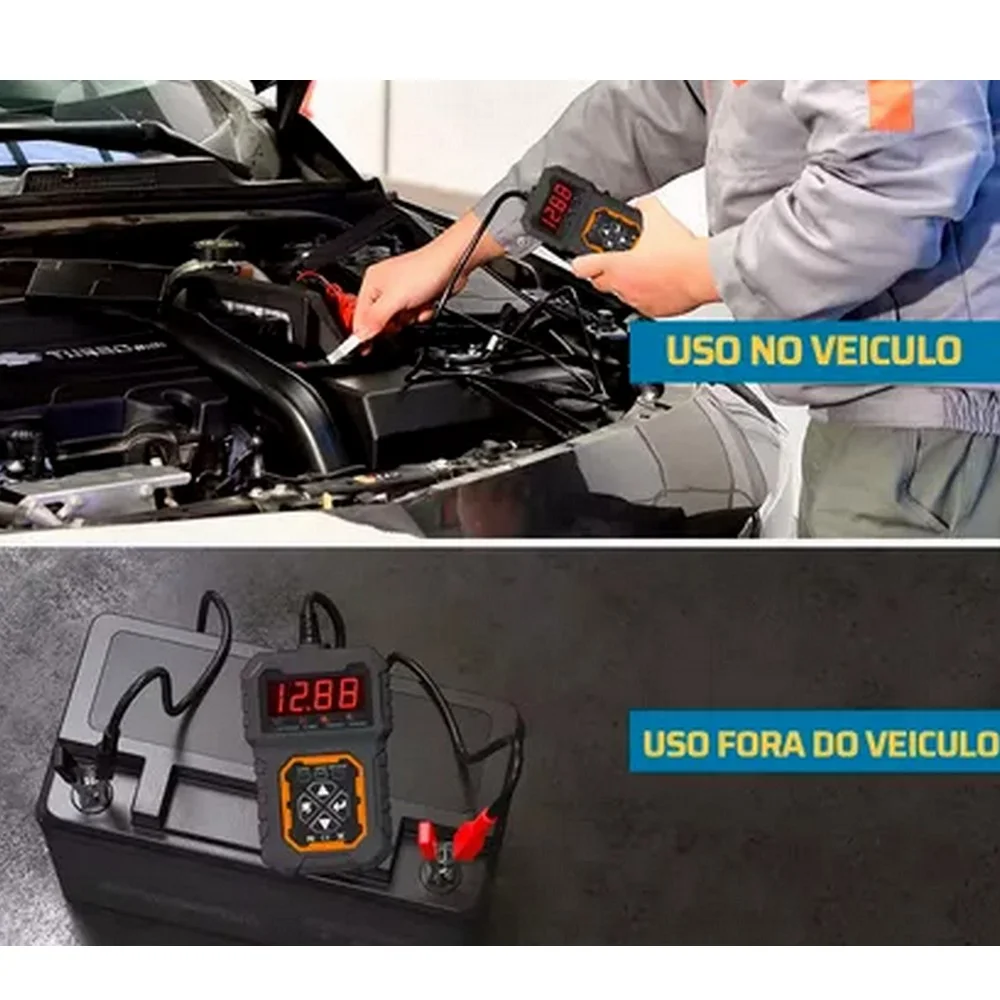 Teste de Bateria Digital Automotivo 12V Corneta 9940001