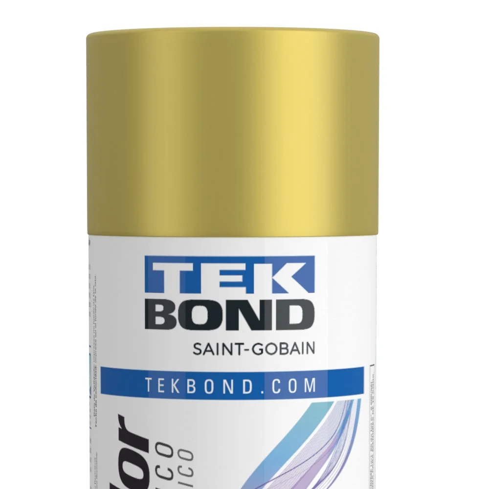 Tinta Spray Dourado Metalico 350ML Tekbond SUPER COLOR