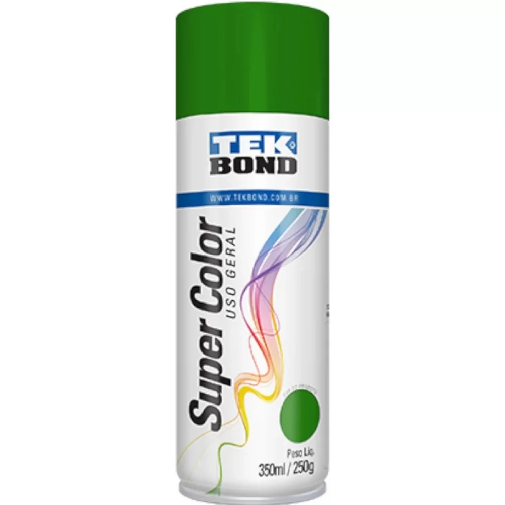Tinta Spray Verde Uso Geral 350ML Tekbond SUPER COLOR