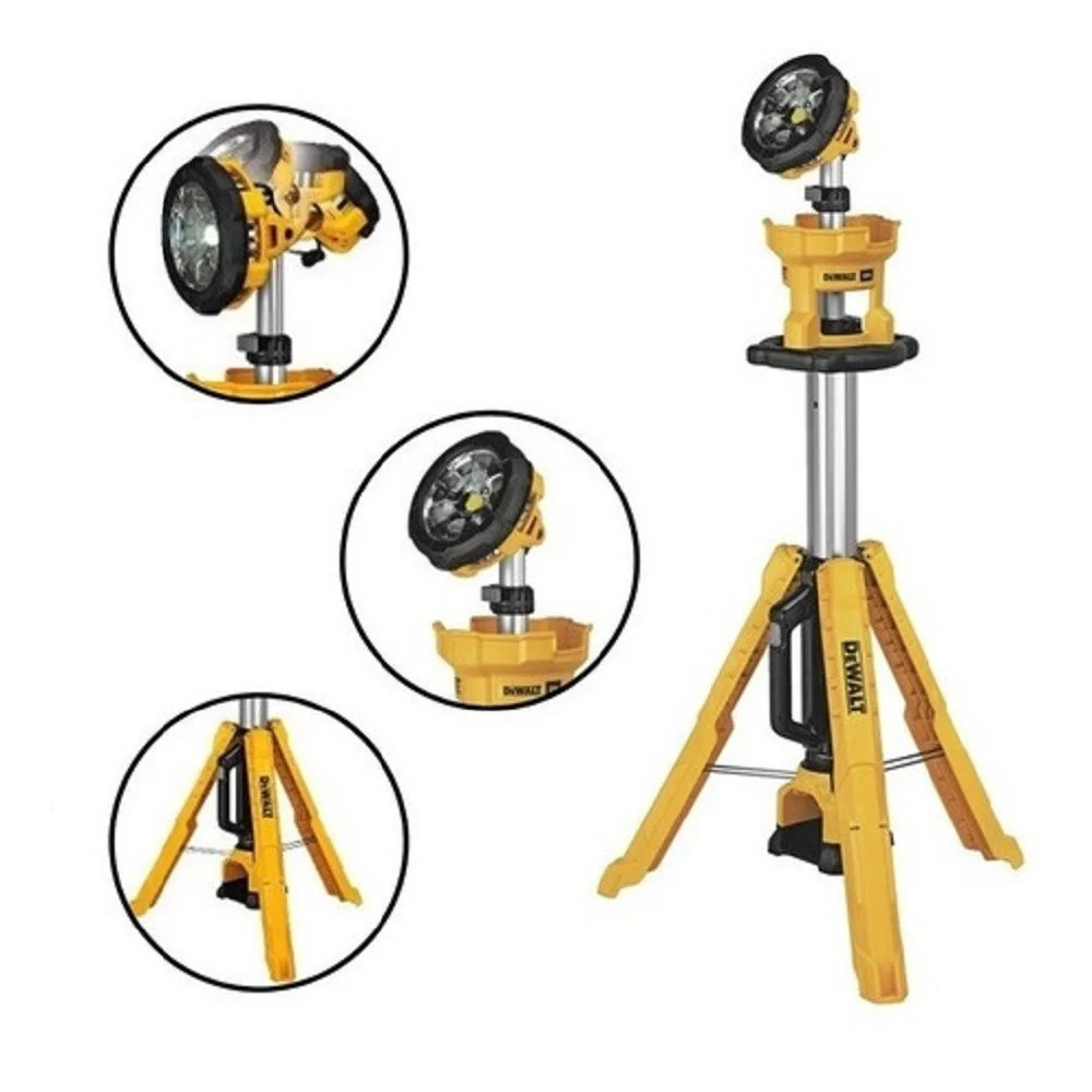 Torre de Iluminacao a Bateria 20V Max Sem Carregador e Bateria 3000 LUMENS Dewalt DCL079B