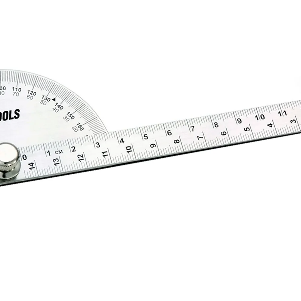 Transferidor de Angulo Tipo Meia LUA com Lamina 145MM 180 GRAUS Kingtools 600090