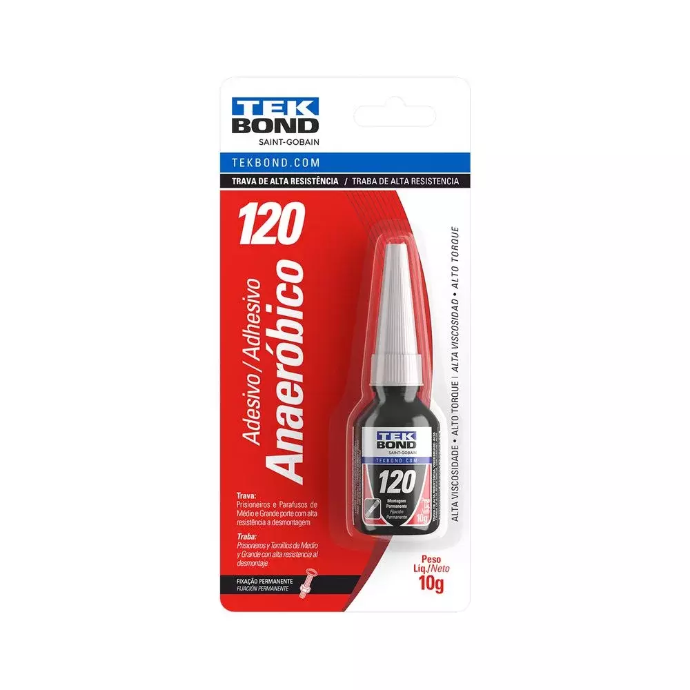 Trava Rosca Torque Alto 10G Tekbond 120