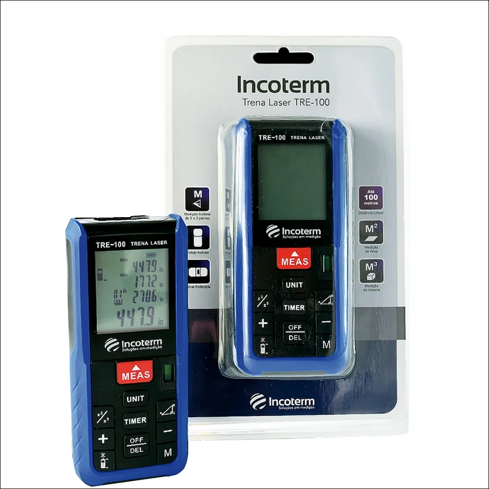 Trena a Laser Digital 100M Incoterm TRE-100