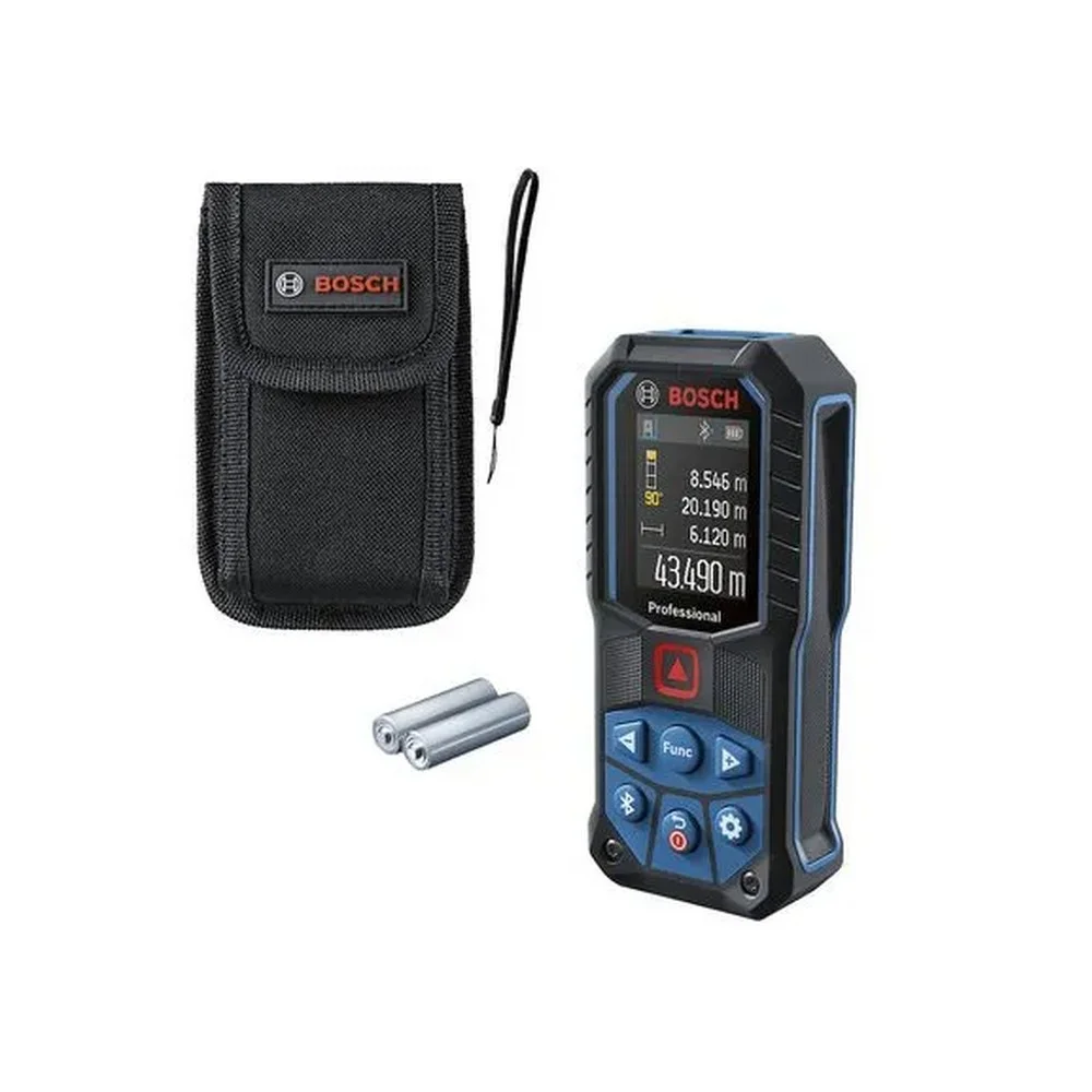 Trena a Laser Digital com Bluetooth Laser Vermelho 50M Bosch GLM 50-27 C
