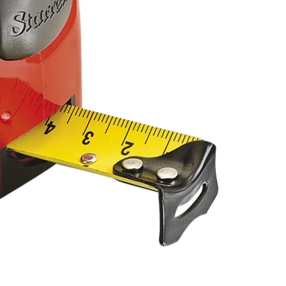 Trena de Aco Caixa Plastica Emborrachada Graduacao Em MM/POL com Trava e Presilha 5MX3/4" Starrett KTX34-5ME-S