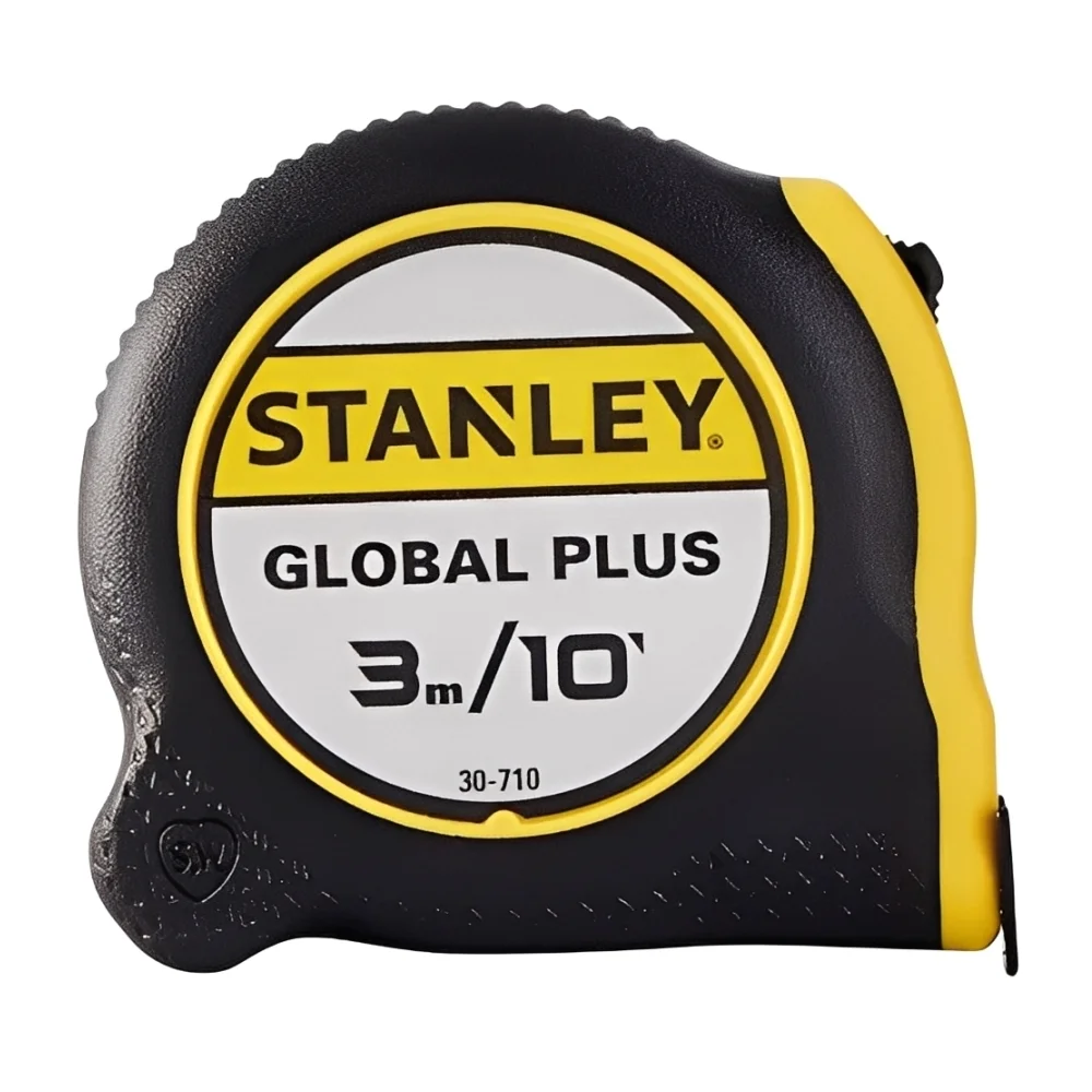 Trena de Aco Caixa Plastica Emborrachada Graduacao Em MM/POL - Global Plus 3MX1/2" Stanley 30-710