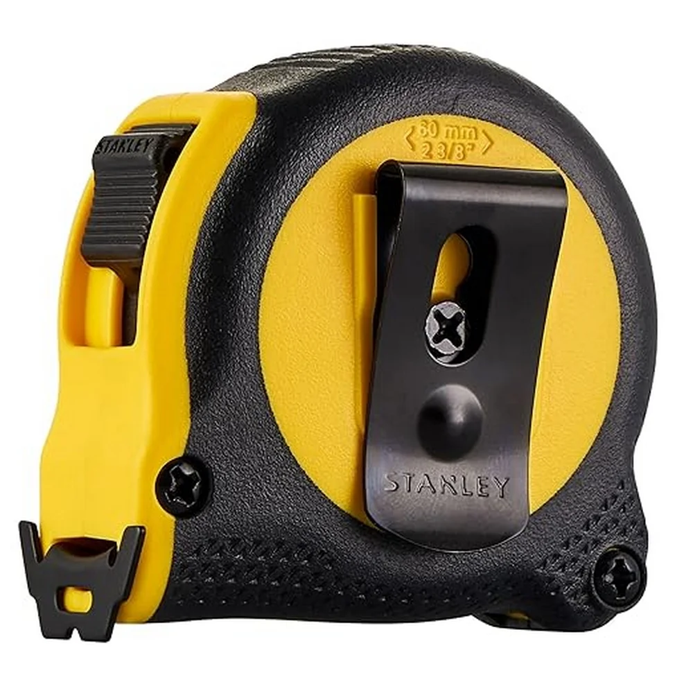 Trena de Aco Caixa Plastica Emborrachada Graduacao Em MM/POL - Global Plus 3MX1/2" Stanley 30,710