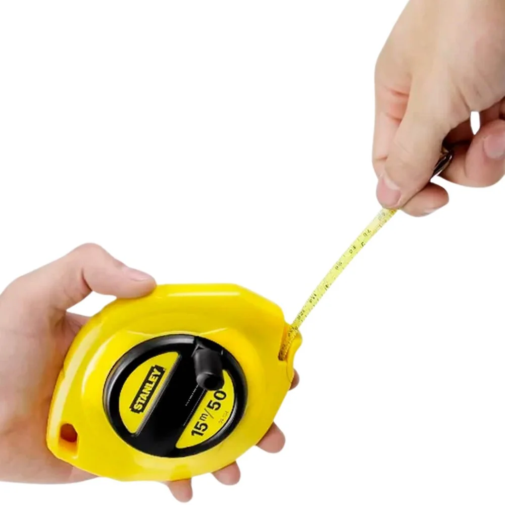 Trena de Aco Caixa Plastica Graduacao Em MM/POL 15MX3/8" Stanley 34-104S