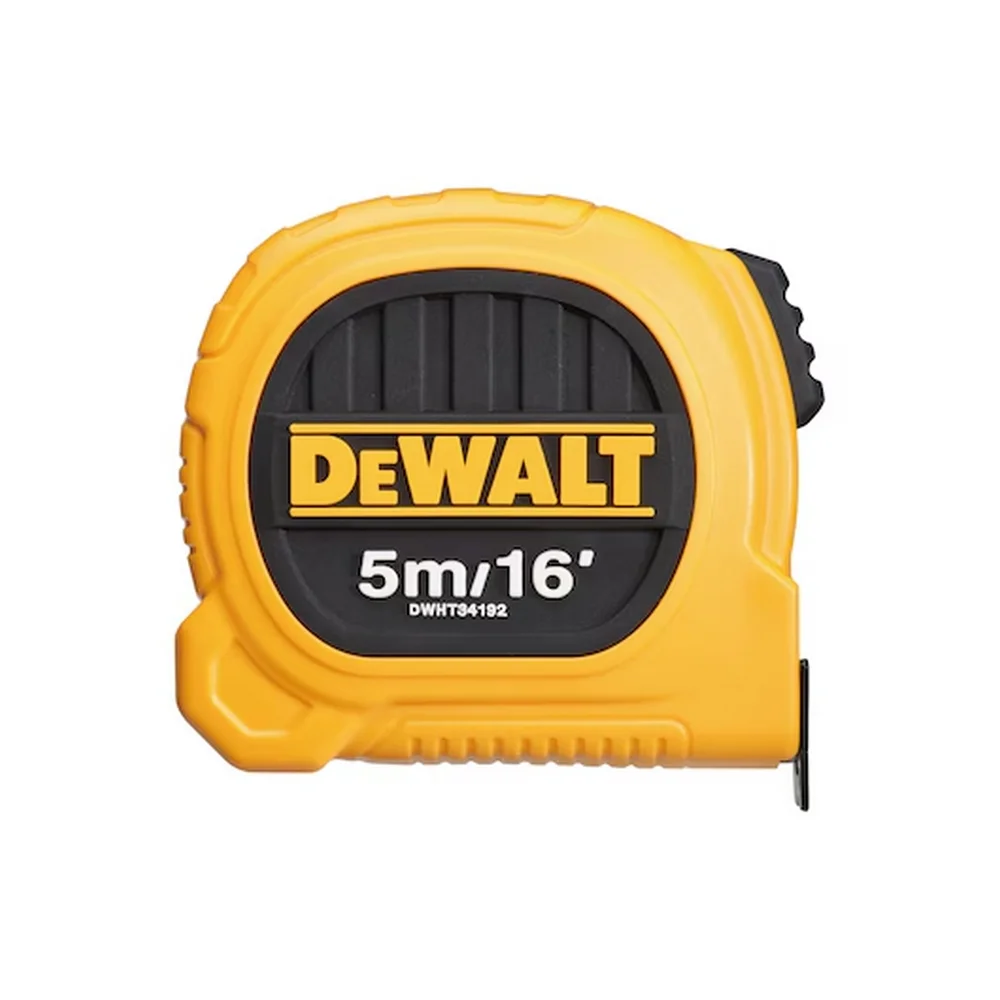 Trena de Aco Caixa Plastica Graduacao Em MM/POL com Trava e Presilha 5MX1" Dewalt DWHT34192L