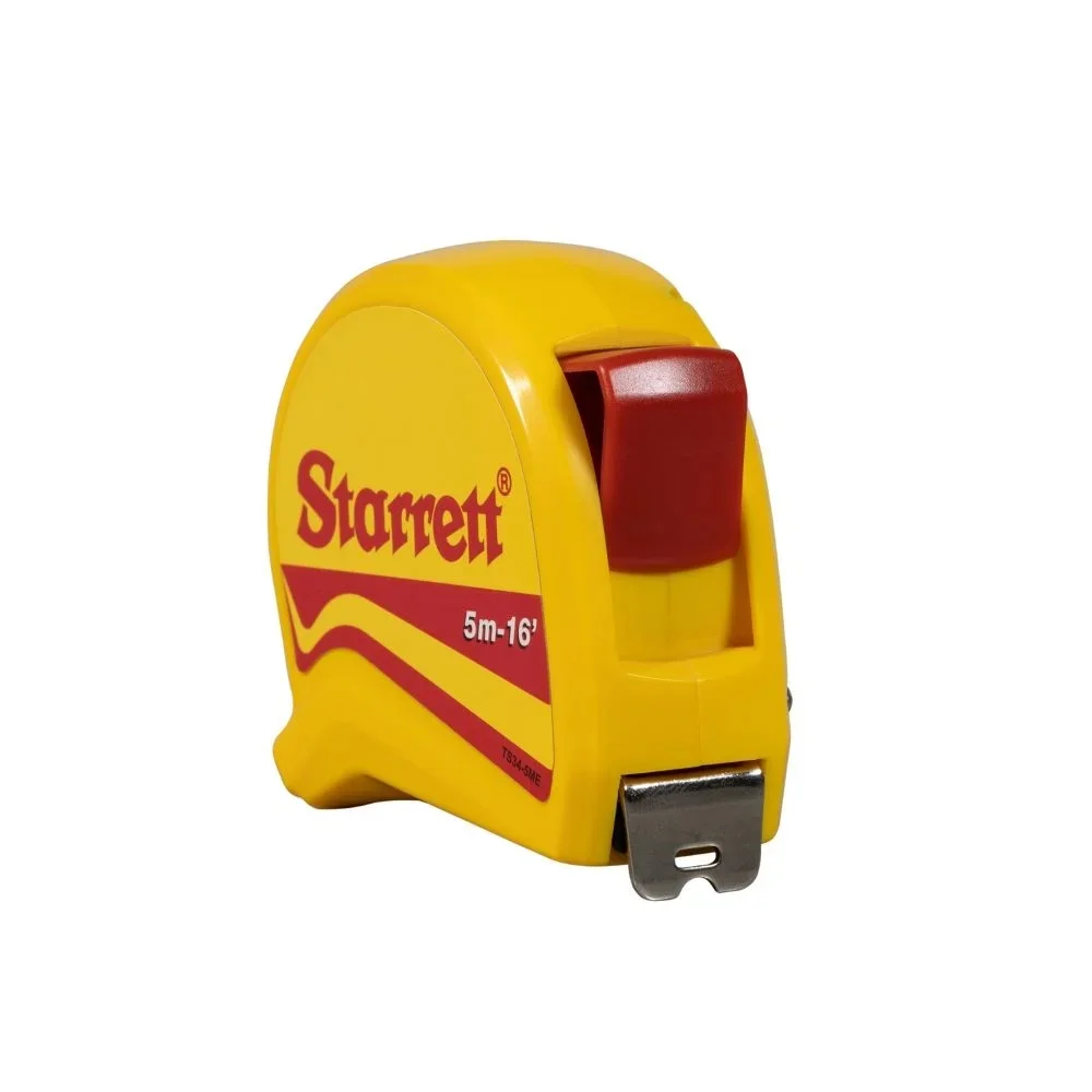 Trena de Aco Caixa Plastica Graduacao Em MM/POL com Trava e Presilha 5MX3/4" Starrett STS34/5ME