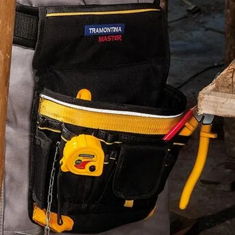 Trena de Aco Caixa Plastica Graduacao Em MM/POL com Trava e Sistema de Freio 5MX3/4" Tramontina 43156/305