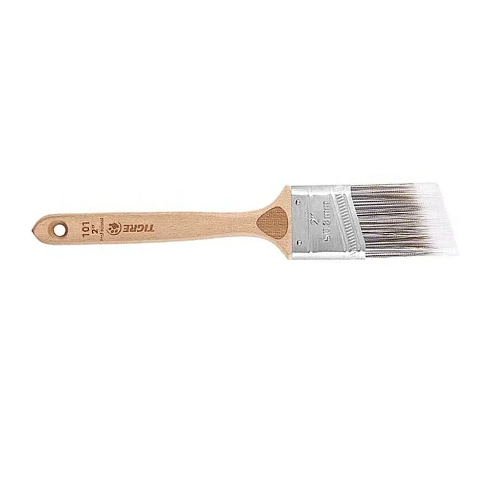 Trincha para Pintura Cerda Longa Angular Sintetica PRO para Todos OS Tipos de Tinta 2" Tigre 101
