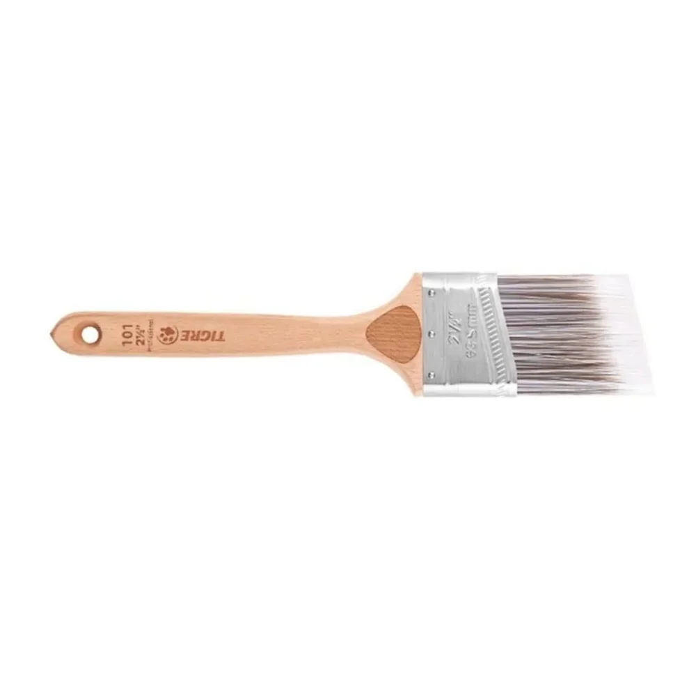 Trincha para Pintura Cerda Longa Angular Sintetica PRO para Todos OS Tipos de Tinta 2.1/2" Tigre 101